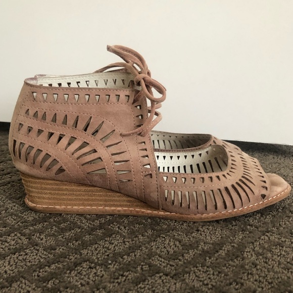 Jeffrey Campbell suede Sandals size 8 - Picture 2 of 3